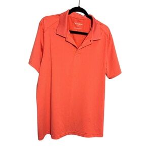 Bonobos Golf Mens Polo Shirt Short Sleeve Orange Polyester XL Standard F…
